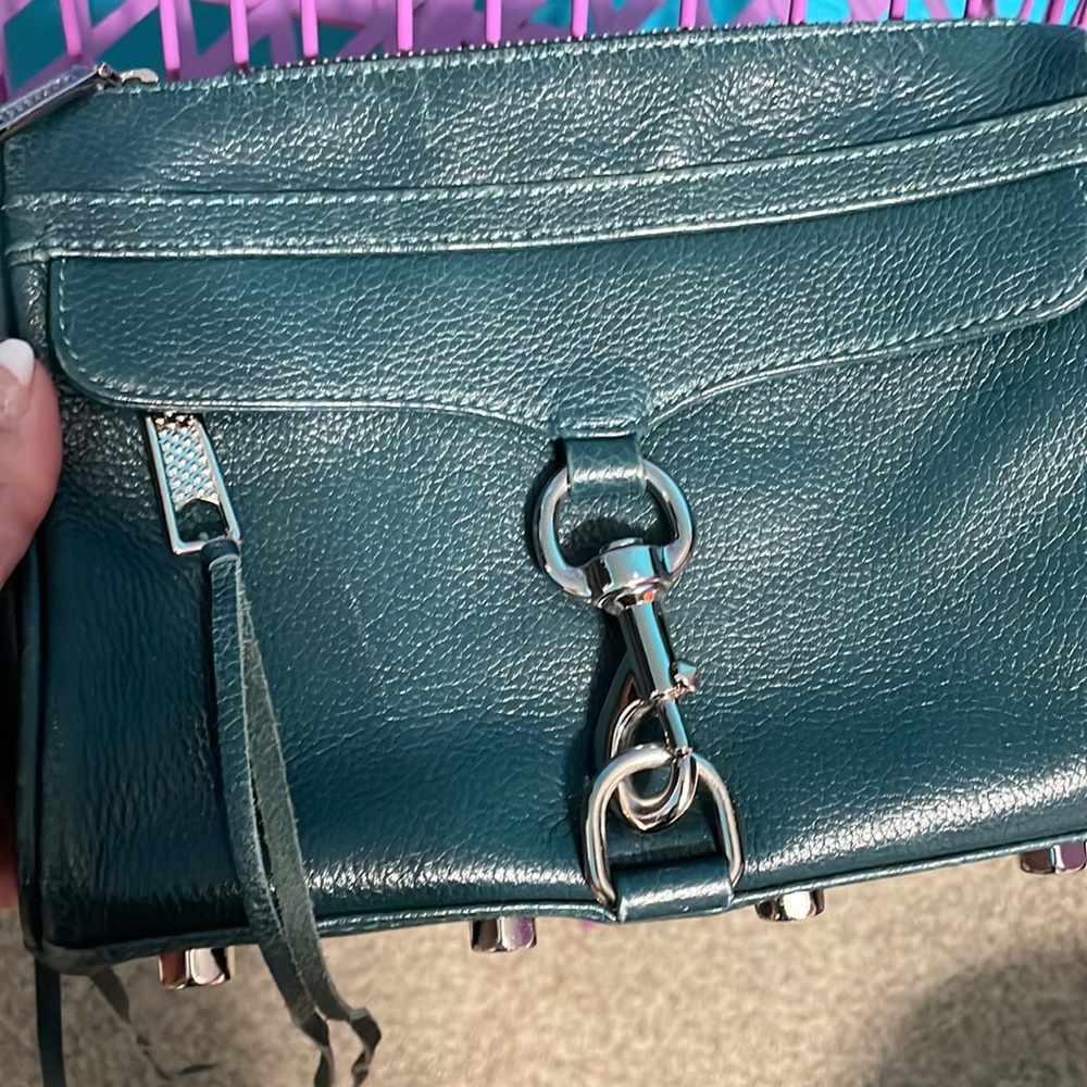 Mini M.A.C. Green Leather Crossbody Bag by Rebecca Minkoff - Picture 3 of 10